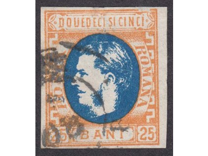 1869, 50 B Karel, MiNr.25, razítkované,dv