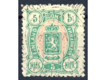 1889, 5M Znak, MiNr.33A, razítkované