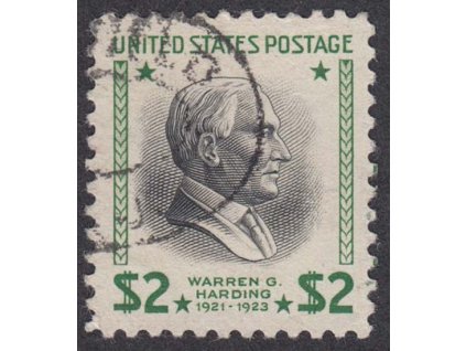 USA, 1938, 2 Dolary Harding, MiNr.440A, razítkované