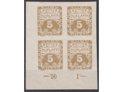 5h hnědoolivová, rohový 4blok s počitadlem, Nr.DL1, **
