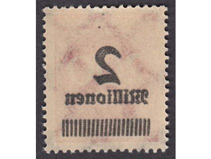 1923, 2 Mio / 200 M obtisk přetisku, MiNr.309, **