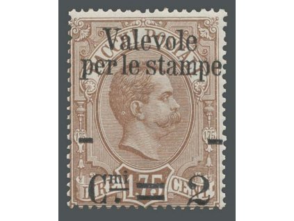 1890, 2C/1.75L novinová, MiNr.66, * po nálepce