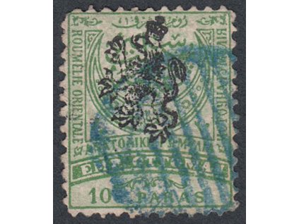 1885, Südbulgarien, 10 Pa Znak, MiNr.16IBb, razítkované