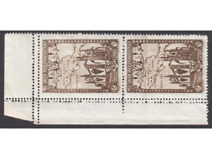 1930, 2 C Výstavní, MiNr.538, ** , dvojitá perforace