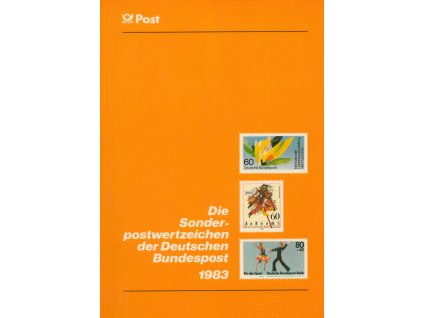1983, kompletní ročníková kniha se známkami za rok 1983, **