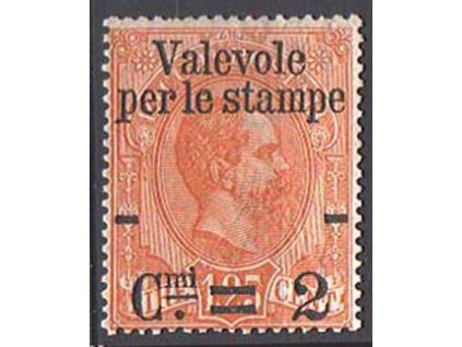 1890, 2C/1.25L hnědooranžová, * po nálepce