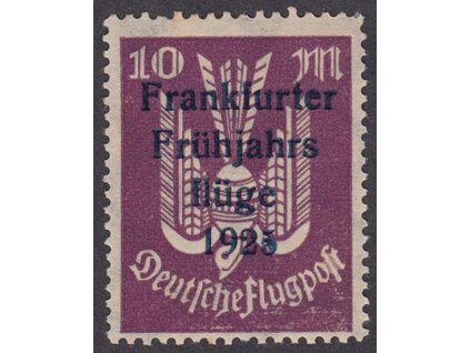 1925, 10 M letecká, polooficiální, MiNr.IIa, * po nálepce