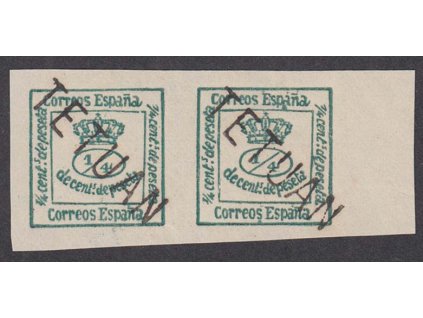 Maroko, 1908, 2/4C Znak s přetiskem TETUAN, MiNr.18, **