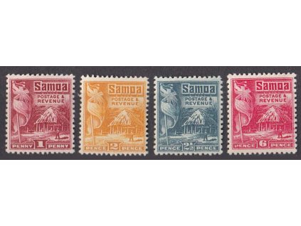Samoa, 1935, 1-6 P Výroční série, MiNr.72-74, různé *