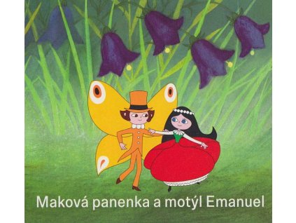 SLs 1226 Maková panenka a motýl Emanuel "B" (samolepící)