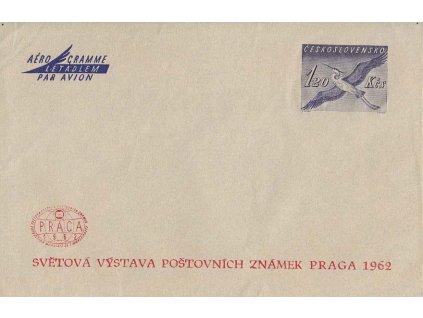 CAE 2D PRAGA 1962, složený, neprošlý, mírná omačkání