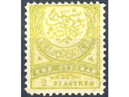 1890, 2Pia Znak, Mi.80Euro, MiNr.62B, * po nálepce