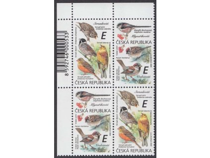 2020, Zpěvní ptáci (III.) "E" (S+V / V+S), Nr.1083-84, **