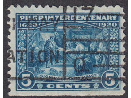 USA, 1920, 5 C Výjev, MiNr.257, razítkované