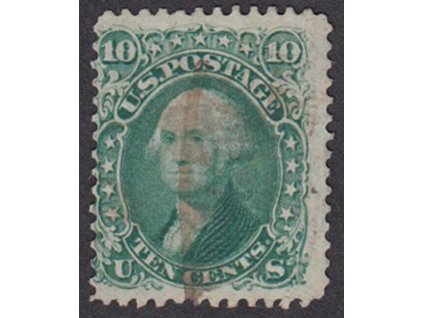 USA, 1861, 10 C Washington, MiNr.20, znehodnoceno škrt