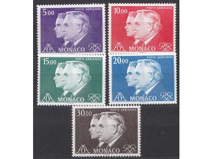 1982/84, 5-30 Fr letecká série, MiNr.1512-15,1672, **