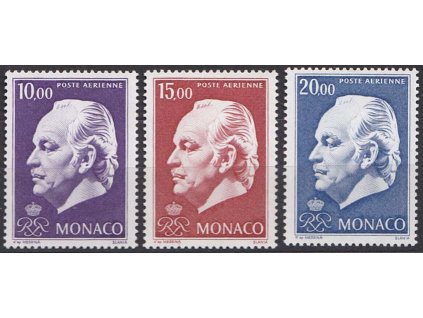 1974, 10-20 Fr série kníže Rainer, MiNr.1160-62, **