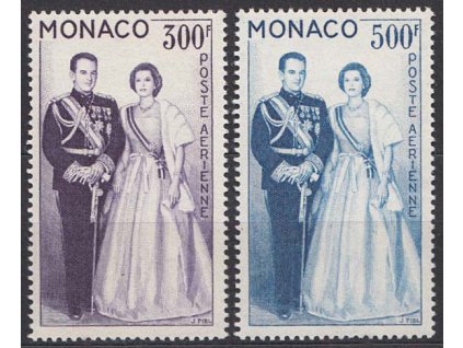 1959, 300-500 Fr série Knížecí pár, MiNr.603-4, **