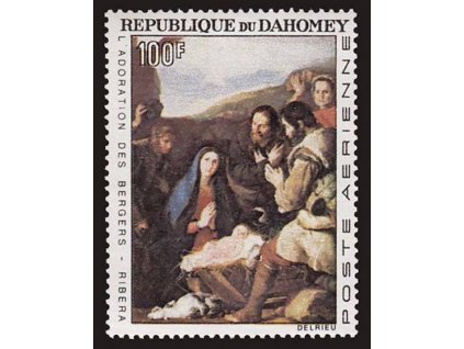 Dahomey, 1966, 100Fr letecká, MiNr.294, **