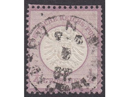 1872, 1/4 Gr Orel, MiNr.16, razítkované, dírka v horní části (nápichový bod)