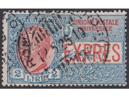 1925, 2 L Spěšná, MiNr.213, razítkované