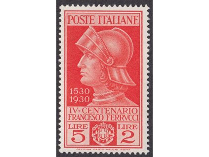 1930, 5 L Ferrucci, MiNr.341, * po nálepce