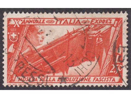 1932, 2.50 L Pochod na Řím, MiNr.434, razítkované