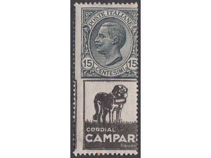 1924, 15 C + R 2 reklamní, MiNr.130/R2, ** , skvrnka