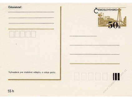 CDV 191 Bratislava (I), tmavý tisk