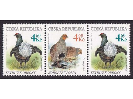 1998, 4.60 Kč Koroptev, VV - modré skvrny, Nr.VV179, ** , ZP 9