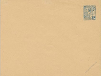 1891, celinová obálka 5C MiNr.U4B, neprošlé, dv