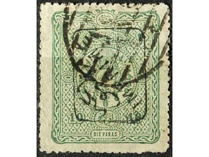 1892, 10Pa Znak, MiNr.74, razítkovaná