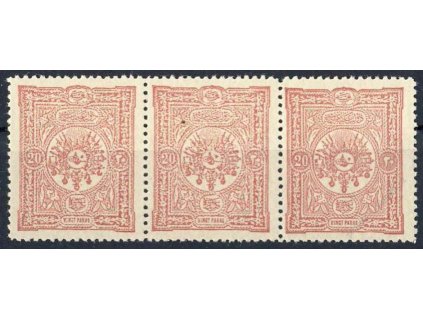1892, 20Pa Znak, 3páska, MiNr.70a, (*)