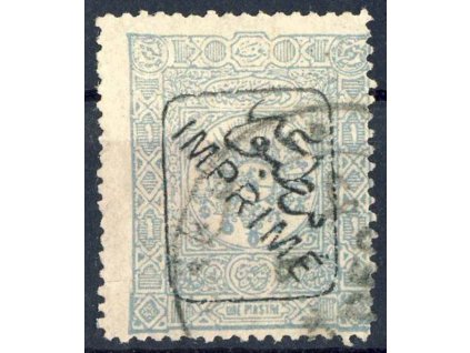 1892, 1Pia Znak s přetiskem, katalog MiNr.76, razítkované