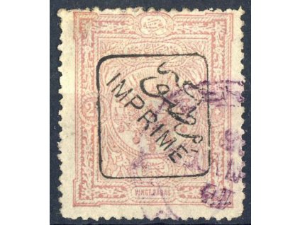 1892, 20Pa s přetiskem, kat. MiNr.75, razítkované