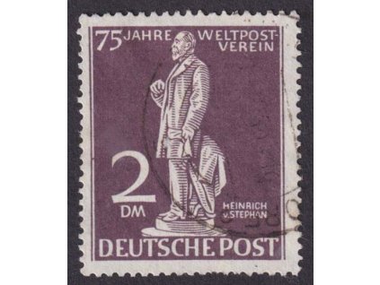1949, 2 DM Heinrich, MiNr.41, razítkované