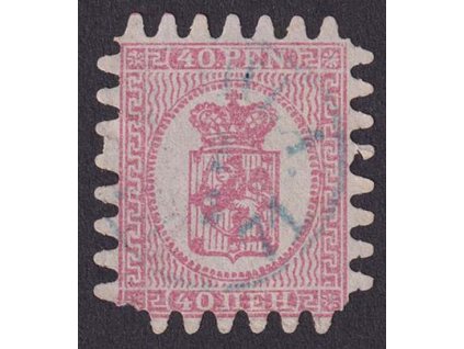 1866, 40 P Znak, MiNr.9, razítkované