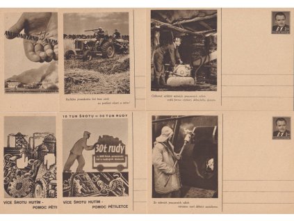 CDV 107 (1-6) Hutnictví - šrot - žně, kompletní sada, bezvadné