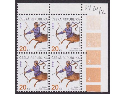 1999, 20 Kč Zvěrokruh, DV - svislá ryska za "L", Nr.228, ** , ZP 20/2