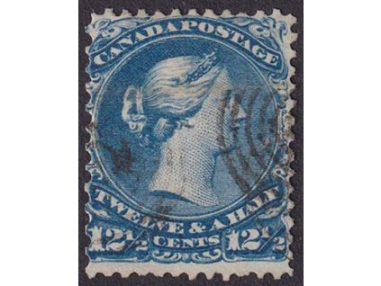 Kanada, 1868, 12 1/2 C Viktoria, MiNr.23, razítkované