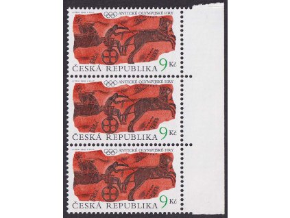 2000, 9 Kč Antické OH, DV - šikmá ryska přes "O", Nr.269, ** , ZP 25/1