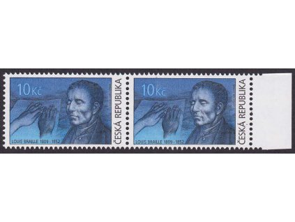 2009, 10 Kč Osobnosti, DV - černá skvrna vpravo u "Á", Nr.585, **