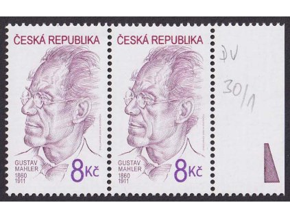 2000, 8 Kč Osobnosti, DV - ryska přes nos a brýle, Nr.257, ** , ZP 30/1