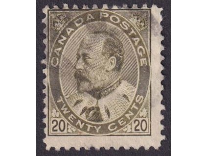 Kanada, 1903, 20 C Edward, MiNr.82A, razítkované