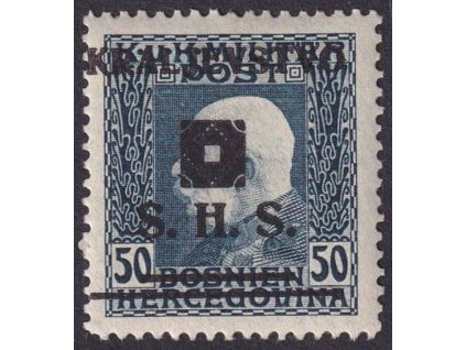 1919, 50 H Franc Josef, MiNr.41, * po nálepce