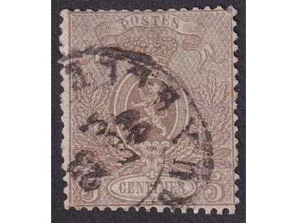 1866, 5 C Znak, MiNr.22Ca, razítkované