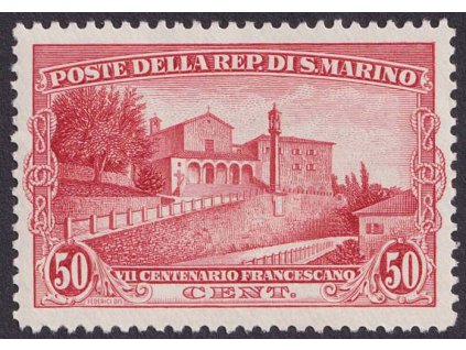 1928, 50 C sv. František, MiNr.141, * po nálepce