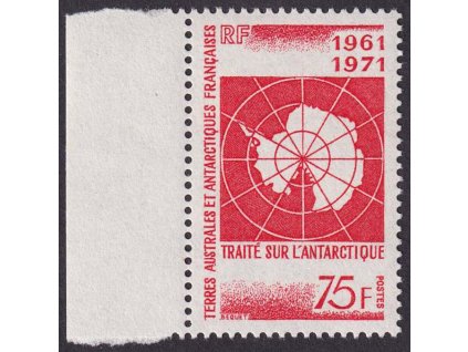 Antarktické území, 1971, 75 Fr Výročí, MiNr.67, **