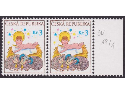 1999, 3 Kč Vánoce, DV - nad hvězdou hvězdička navíc, Nr.240, **