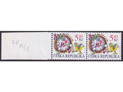 2000, 5.40 Kč Dětem, DV - svislá ryska za "č" (Kč), Nr.259, ** , ZP 12/1